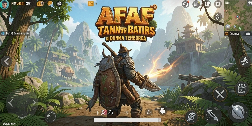 Tampilan menarik dari gameplay AFAF di dunia terbuka.