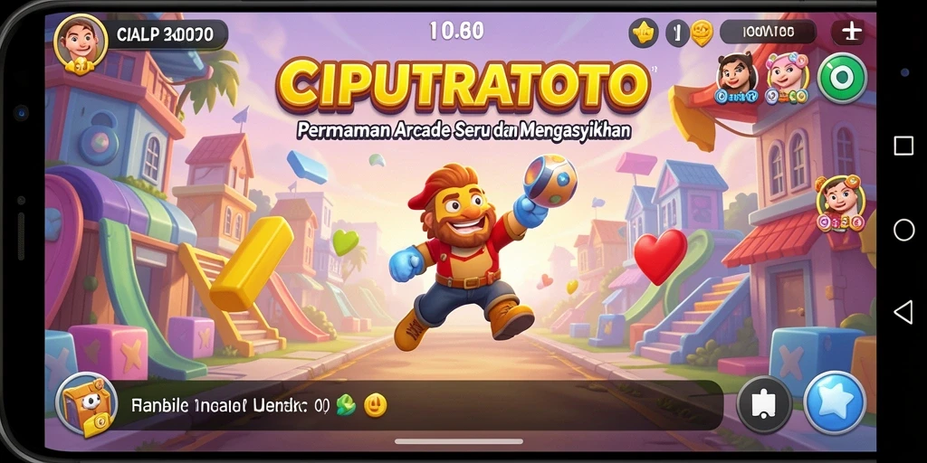 Screenshot gameplay <strong>CIPUTRATOTO</strong> menampilkan aksi seru dalam permainan Arcade.