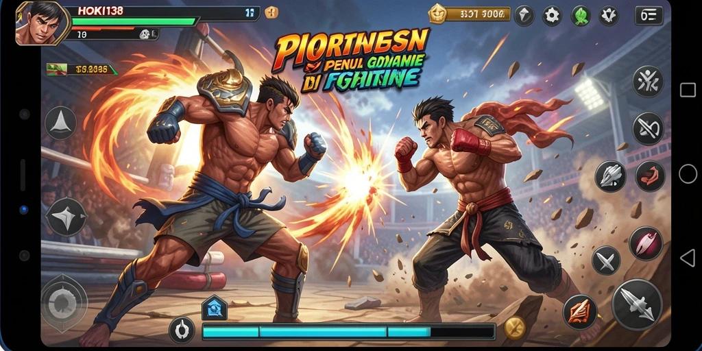 Gambaran mendebarkan dari pertarungan HOKI138 yang penuh aksi.