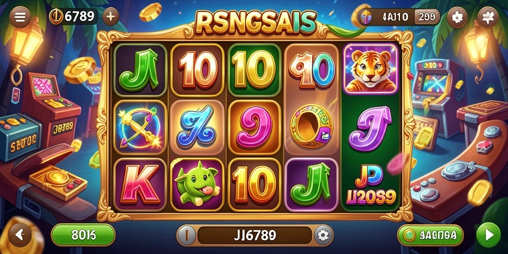 Tampilan menarik dari gameplay Slot JP6789 dengan fitur-fitur seru.