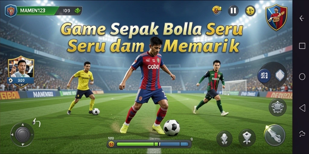 Tampilan gameplay MAMEN123 yang penuh aksi dan seru.