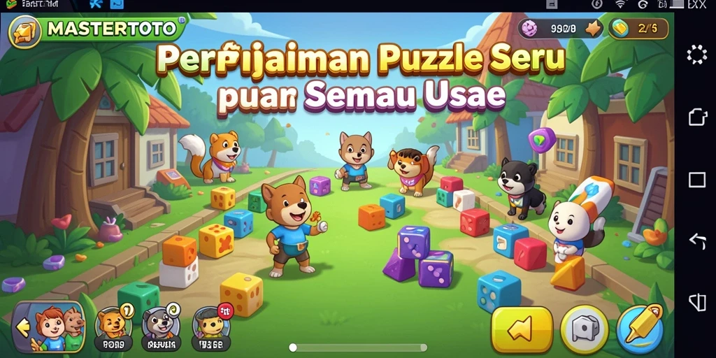 Tampilan gameplay seru MASTERTOTO dengan berbagai teka-teki menarik.