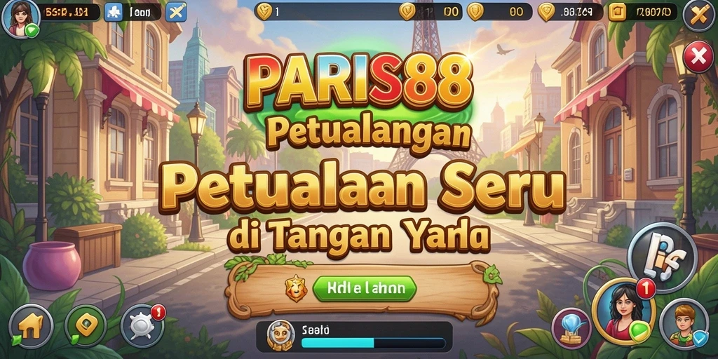 Tampilan gameplay PARIS88 yang menarik dan penuh aksi Idle.