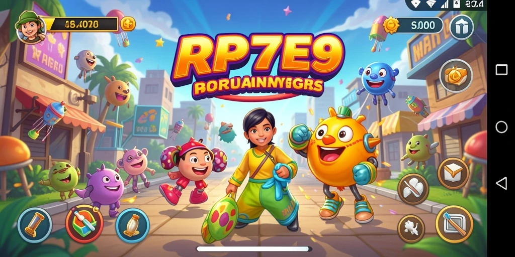 Tampilan seru dari gameplay RP79 dalam genre Arcade.
