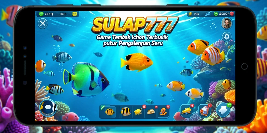 Screenshot SULAP777 menampilkan aksi menembak ikan yang seru.