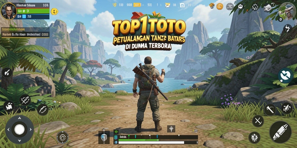 Gameplay seru TOP1TOTO di dunia terbuka yang luas.