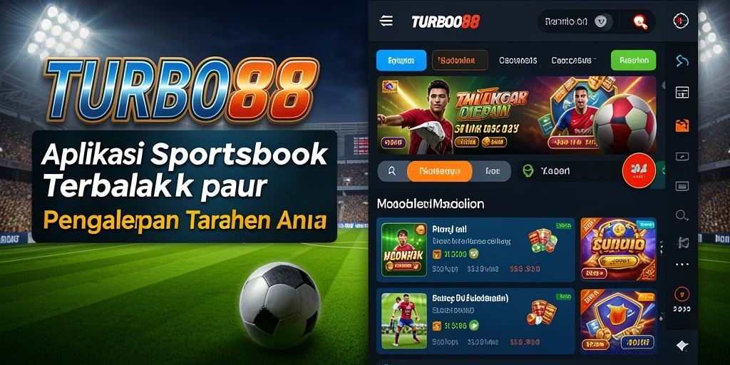 Screenshot TURBO88 menampilkan antarmuka taruhan yang interaktif.