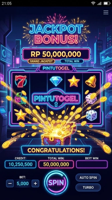 Tampilan antarmuka pengguna pintutogel yang intuitif.