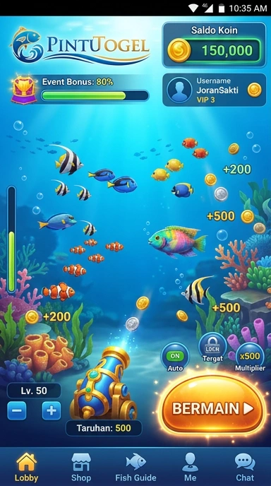 Rasakan pengalaman gaming yang menyenangkan dengan pintutogel.